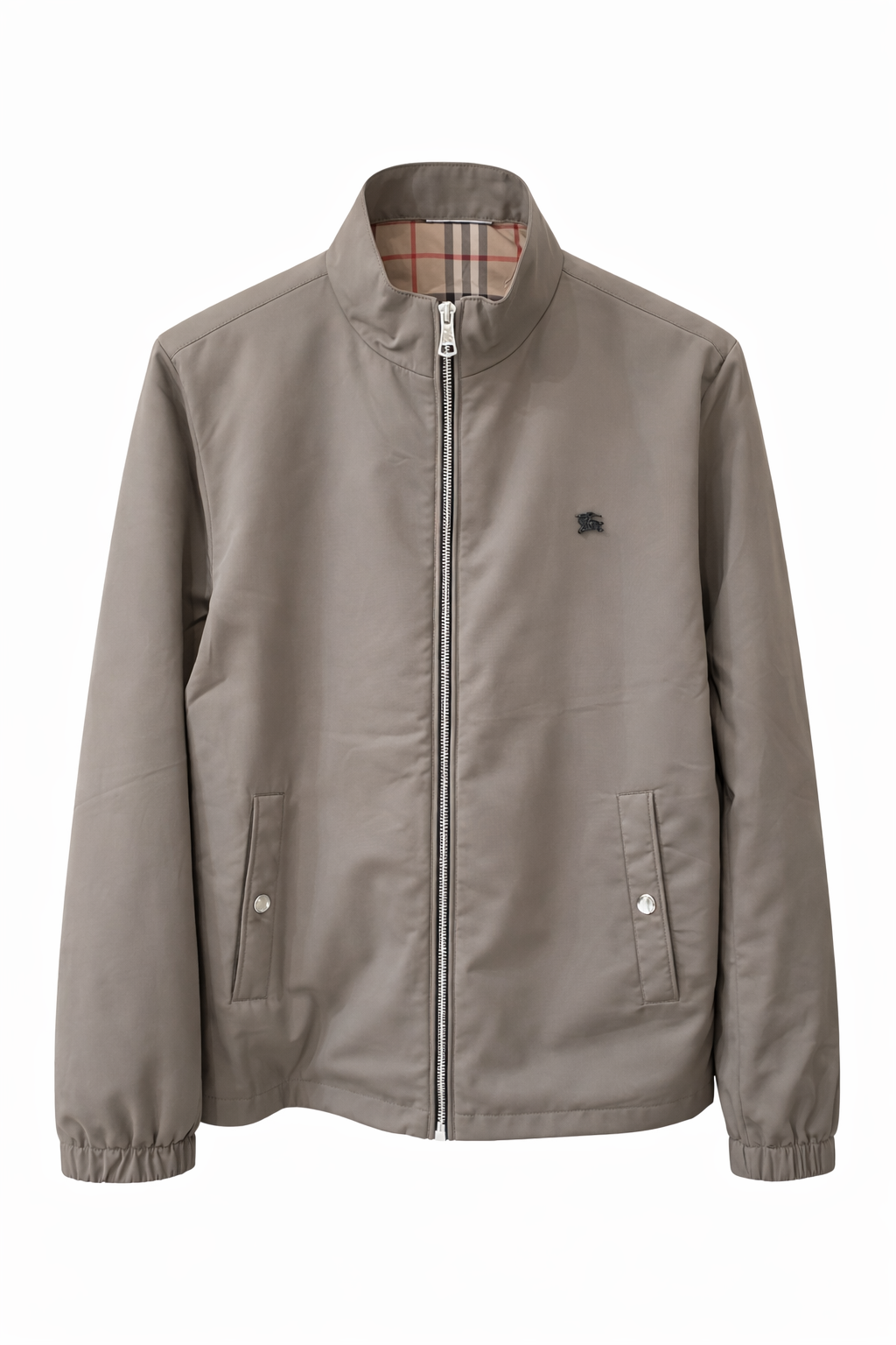 Veste Taupe Homme Style Casual