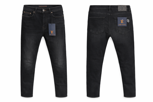 Jean Slim LV Denim Noir
