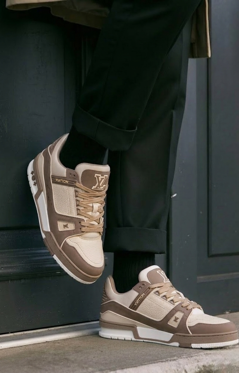 Sneakers Louis Vuitton Mode Streetwear Élégante