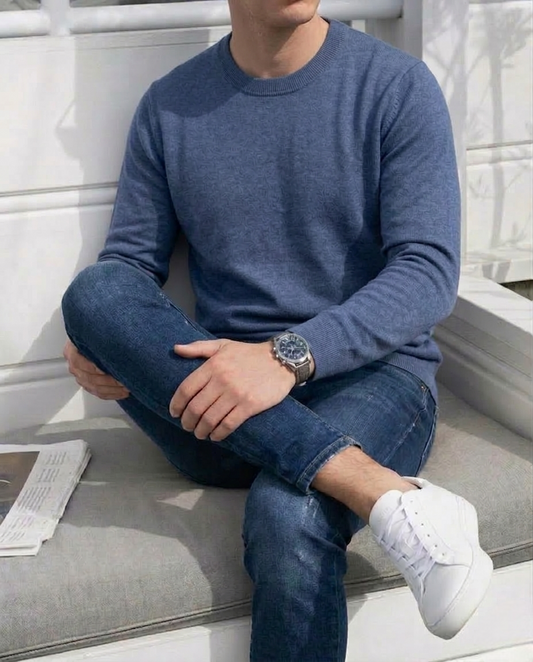 Pull Bleu SOPHNET Élégance Minimaliste