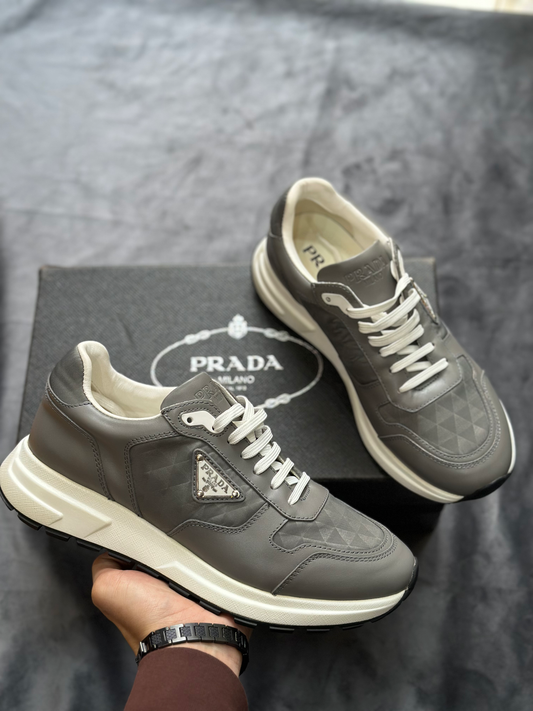Sneakers Prada Milano Gris Premium