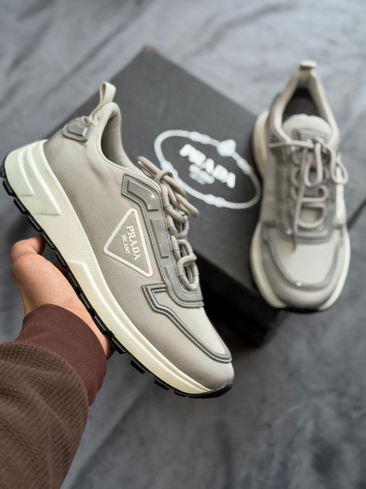 Sneakers Prada Milano Gris Clair