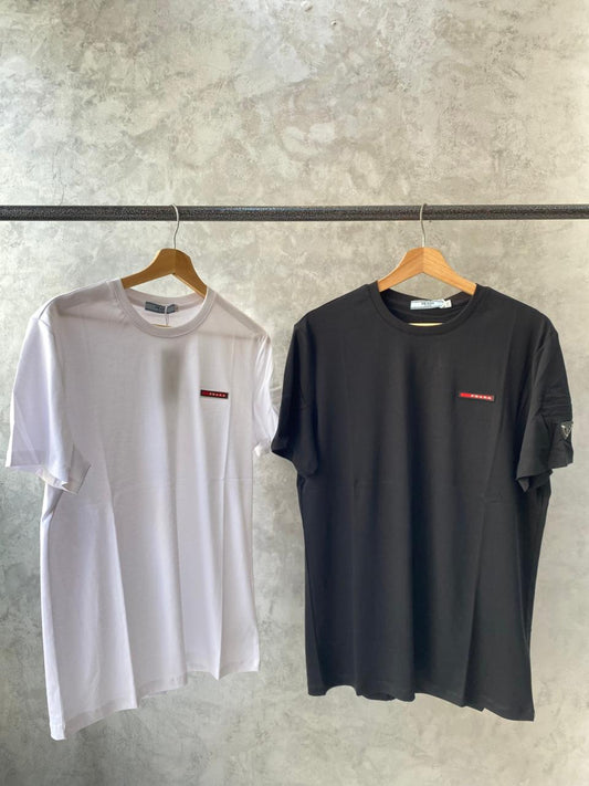 T-shirt Premium – Élégance Blanc & Noir