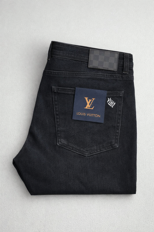 Jean Slim LV Denim Noir
