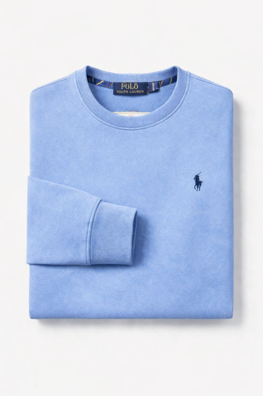 Sweatshirt bleu ciel Polo Ralph Lauren