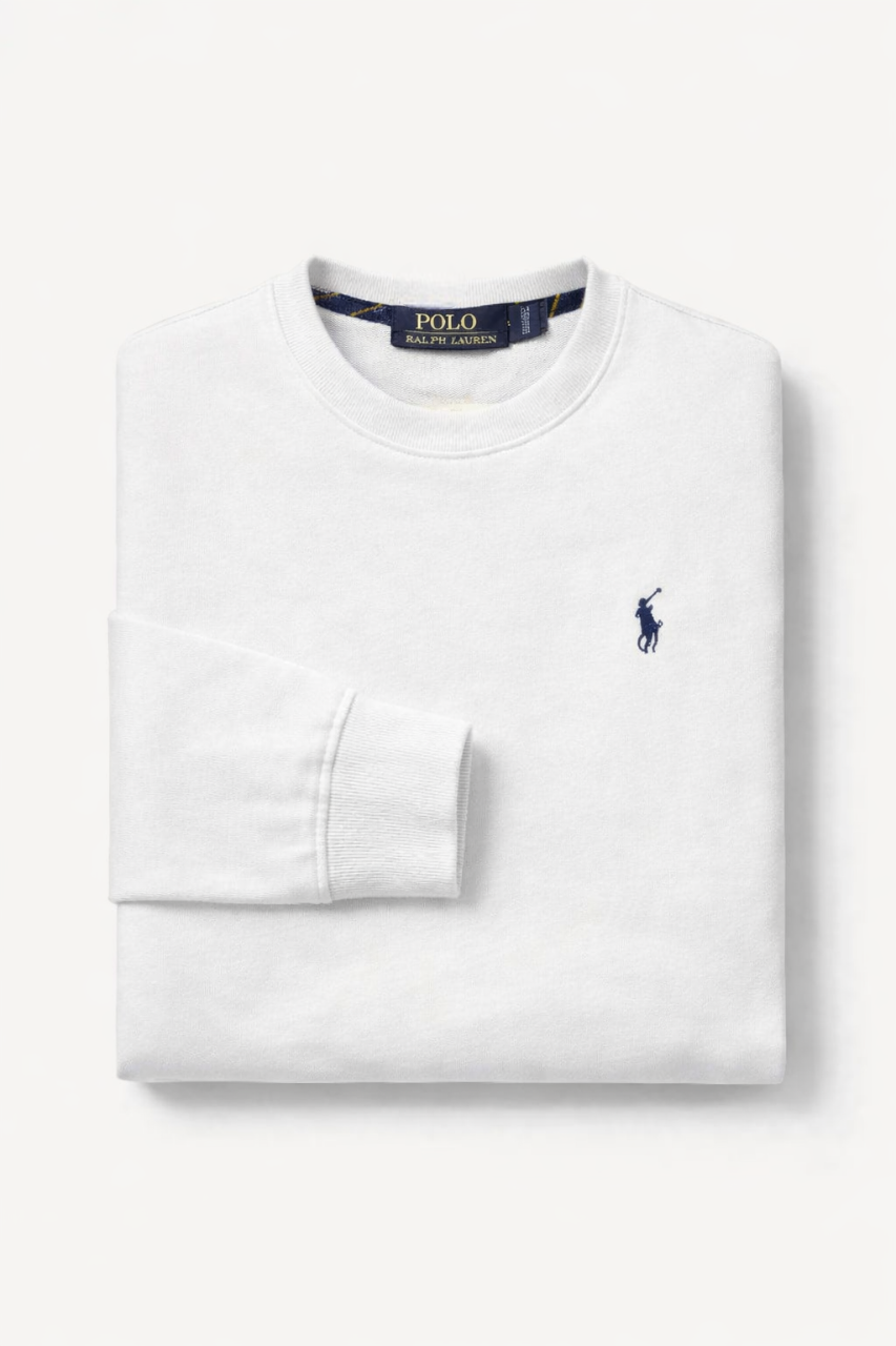 Sweatshirt blanc Polo Ralph Lauren