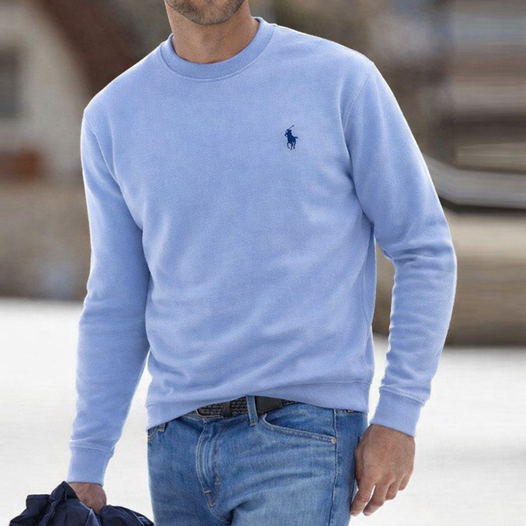 Sweatshirt bleu ciel Polo Ralph Lauren