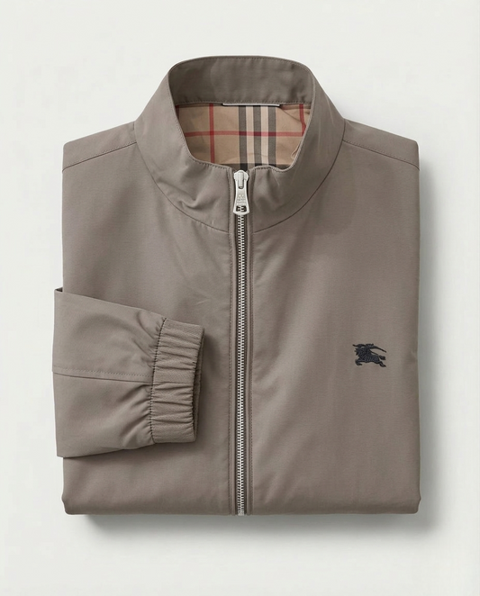Veste Taupe Homme Style Casual
