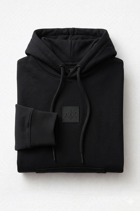 Sweat à Capuche Armani Exchange Noir