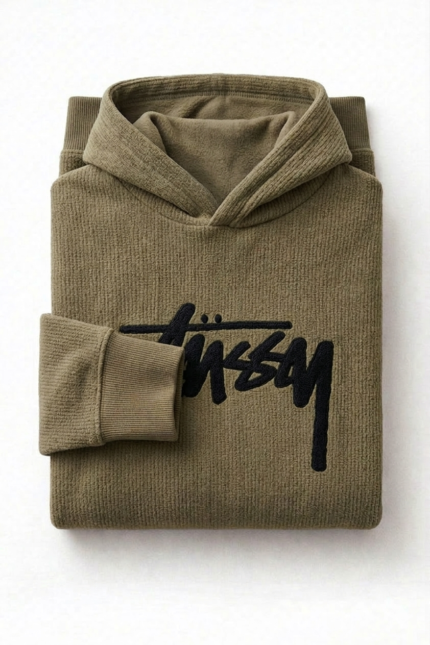 Sweat à Capuche Stüssy Kaki