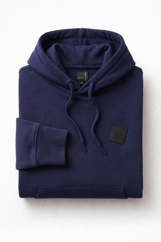 Sweat à Capuche Armani Exchange Bleu Marine