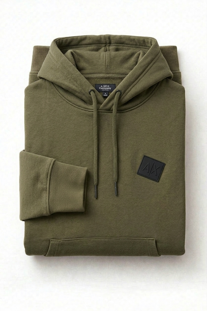 Sweat à Capuche Armani Exchange Vert